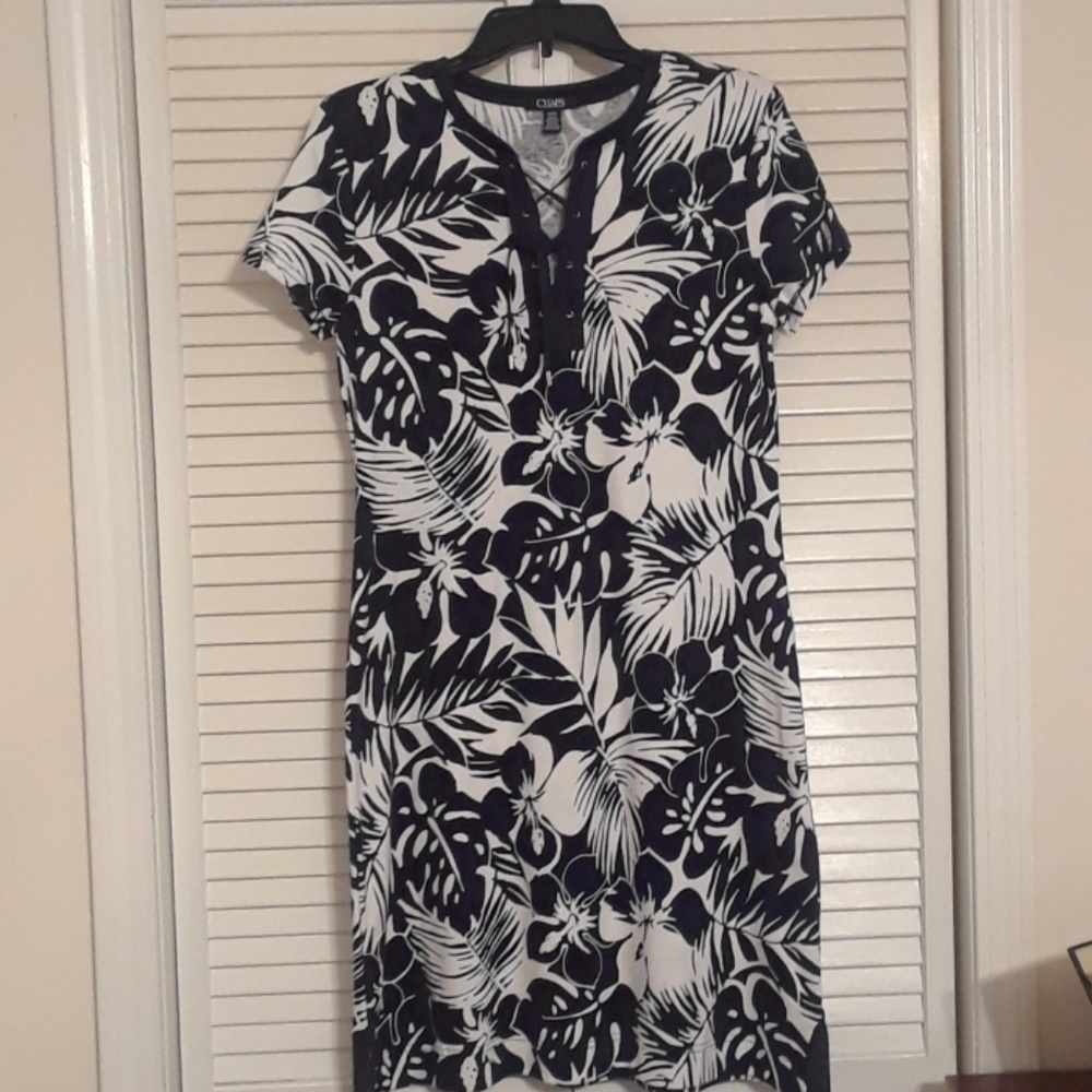 Chaps short sleeve dress